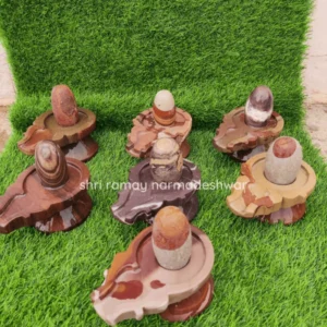 Akhand Narmadeshwar Shivling – Set of 7 Natural Shivlings
