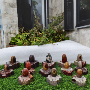 Assorted Narmadeshwar Shivling Collection – Natural River Stone Jaladhari Sets