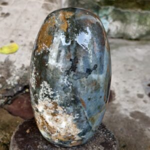 Premium Natural Narmadeshwar Shivling with Unique Multicolor Patterns