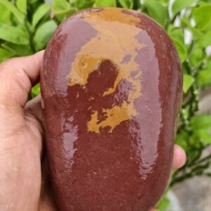 Natural Narmadeshwar Stone – Unmounted Sacred River Stone for Shivling Worship