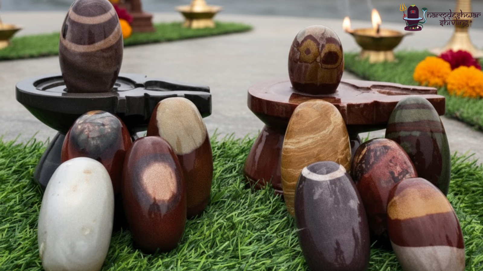 Spiritual Benefits of the Natural Narmadeshwar Shivlings Assorted Multi-Stone Collection