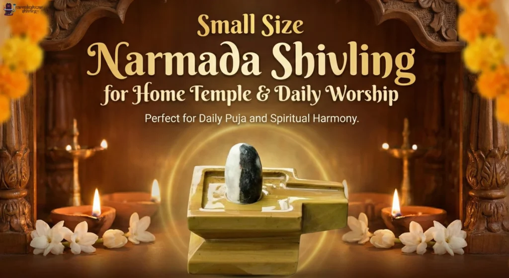 Small Size Narmada Shivling for Home Temple & Daily Worship