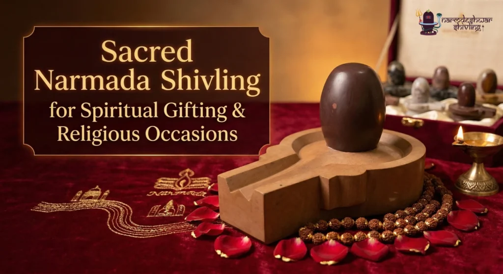 Sacred Narmada Shivling for Spiritual Gifting & Religious Occasions