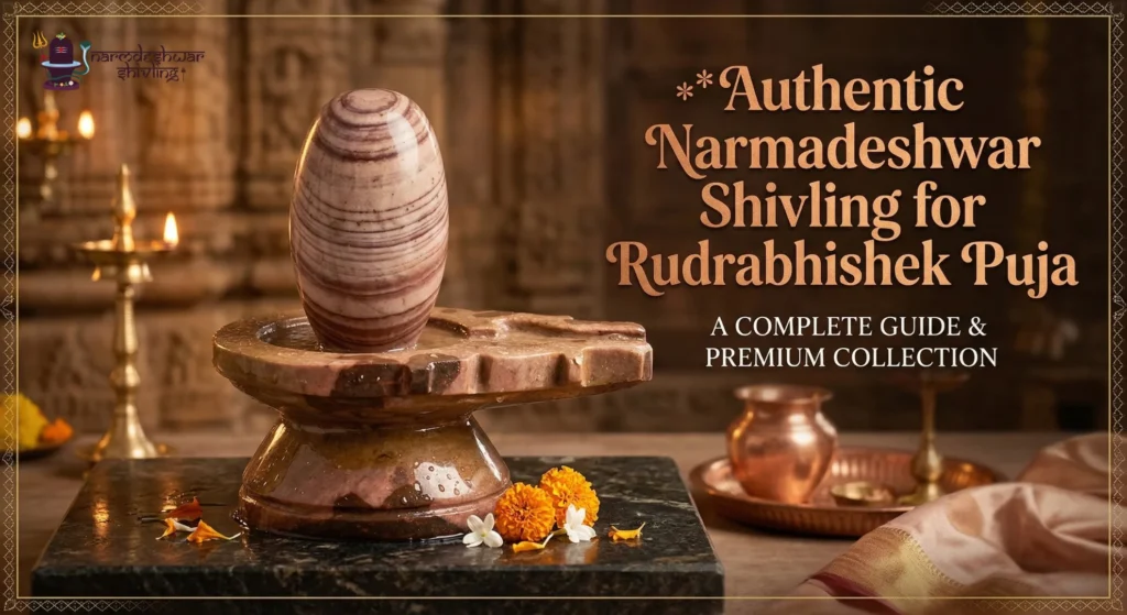 Authentic Narmadeshwar Shivling for Rudrabhishek Puja