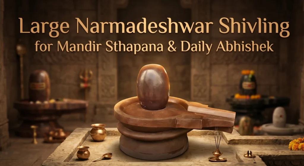 Large Narmadeshwar Shivling for Mandir Sthapana & Daily Abhishek