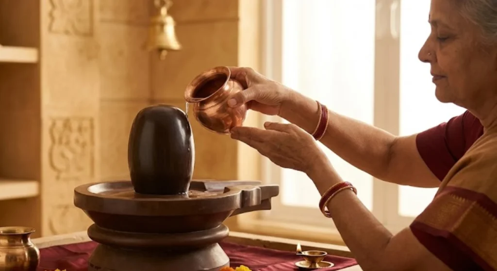 Connection with Home Shivling Placement