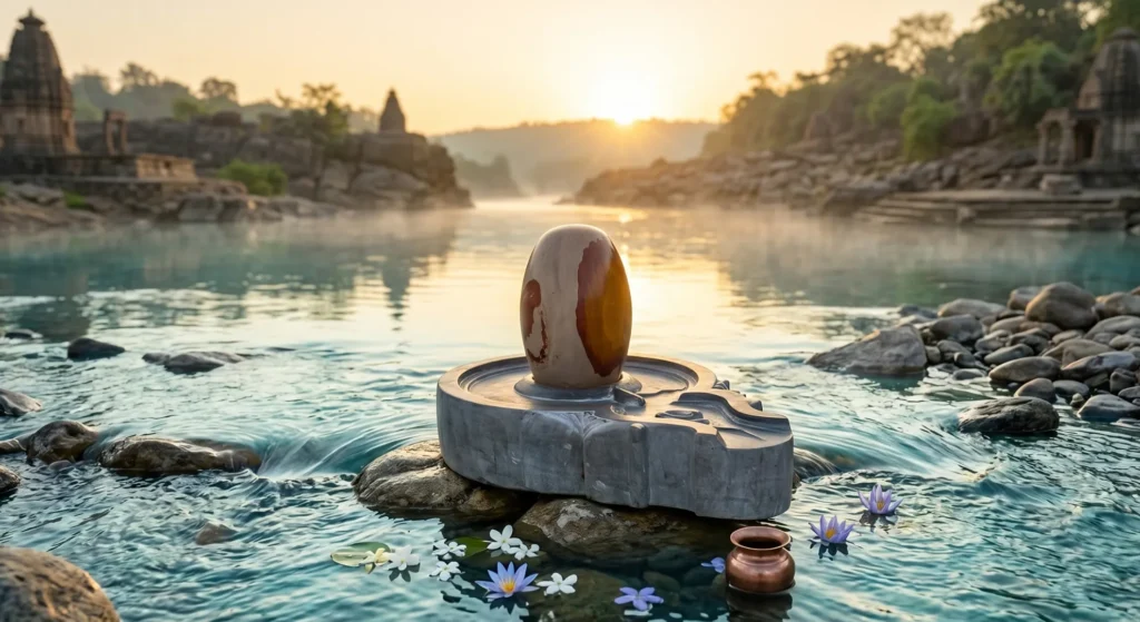 Spiritual Role of Narmada River in Shivling Worship