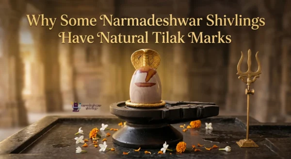 Why Some Narmadeshwar Shivlings Have Natural Tilak Marks
