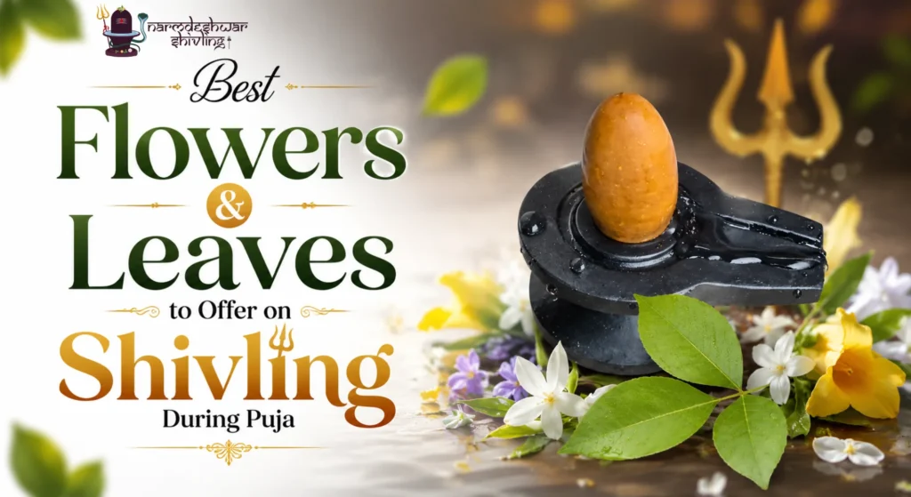 Best Flowers and Leaves to Offer on Shivling During Puja