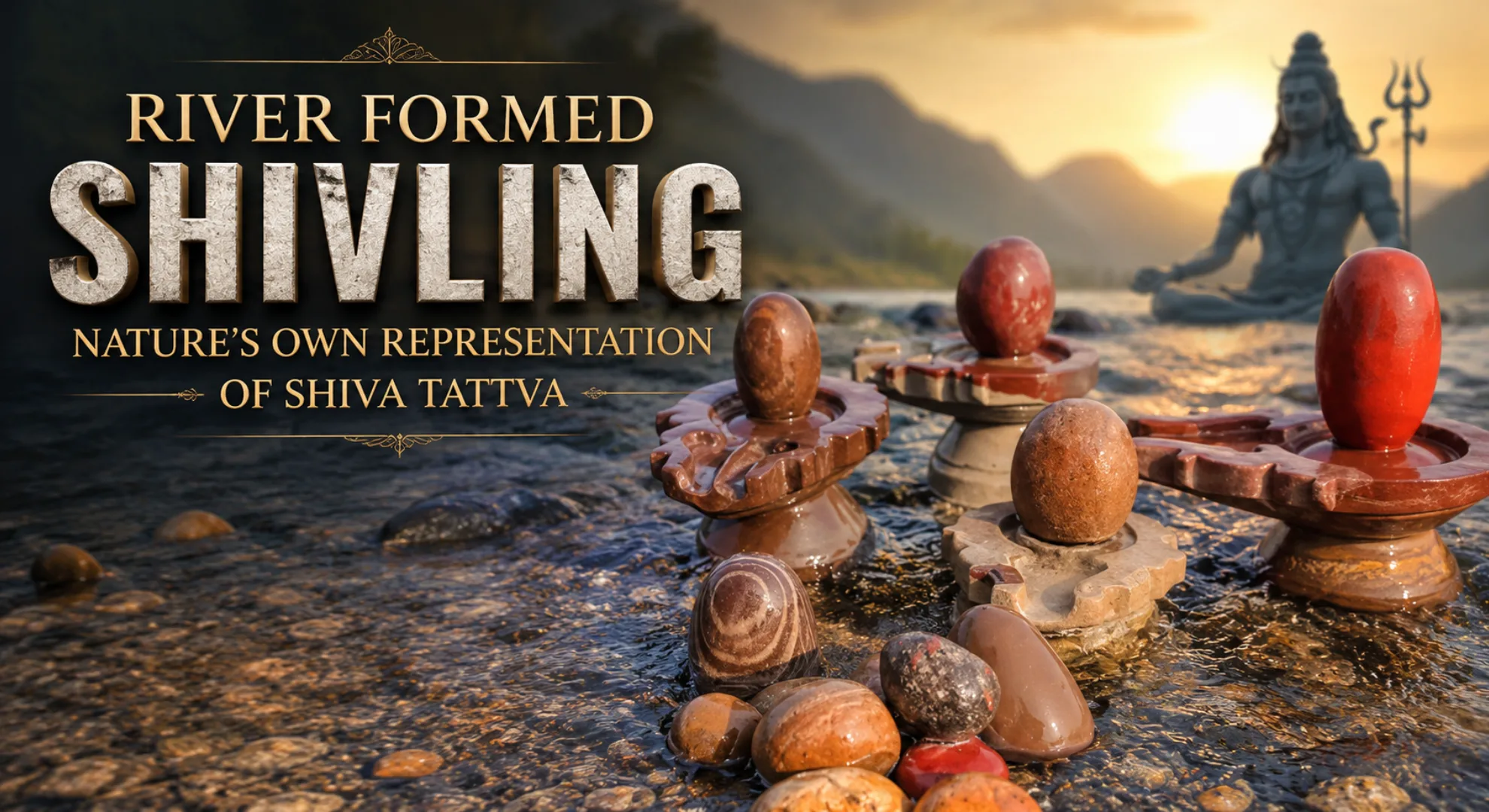River Formed Shivling: Nature’s Own Representation of Shiva Tattva