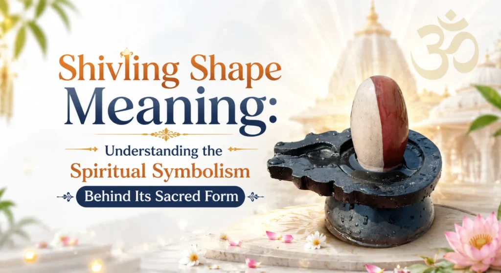 Shivling Shape Meaning: Understanding the Spiritual Symbolism Behind Its Sacred Form