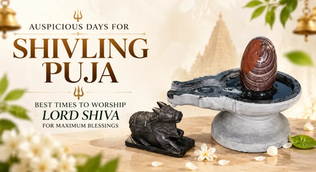 Auspicious Days for Shivling Puja: Best Times to Worship Lord Shiva for Maximum Blessings