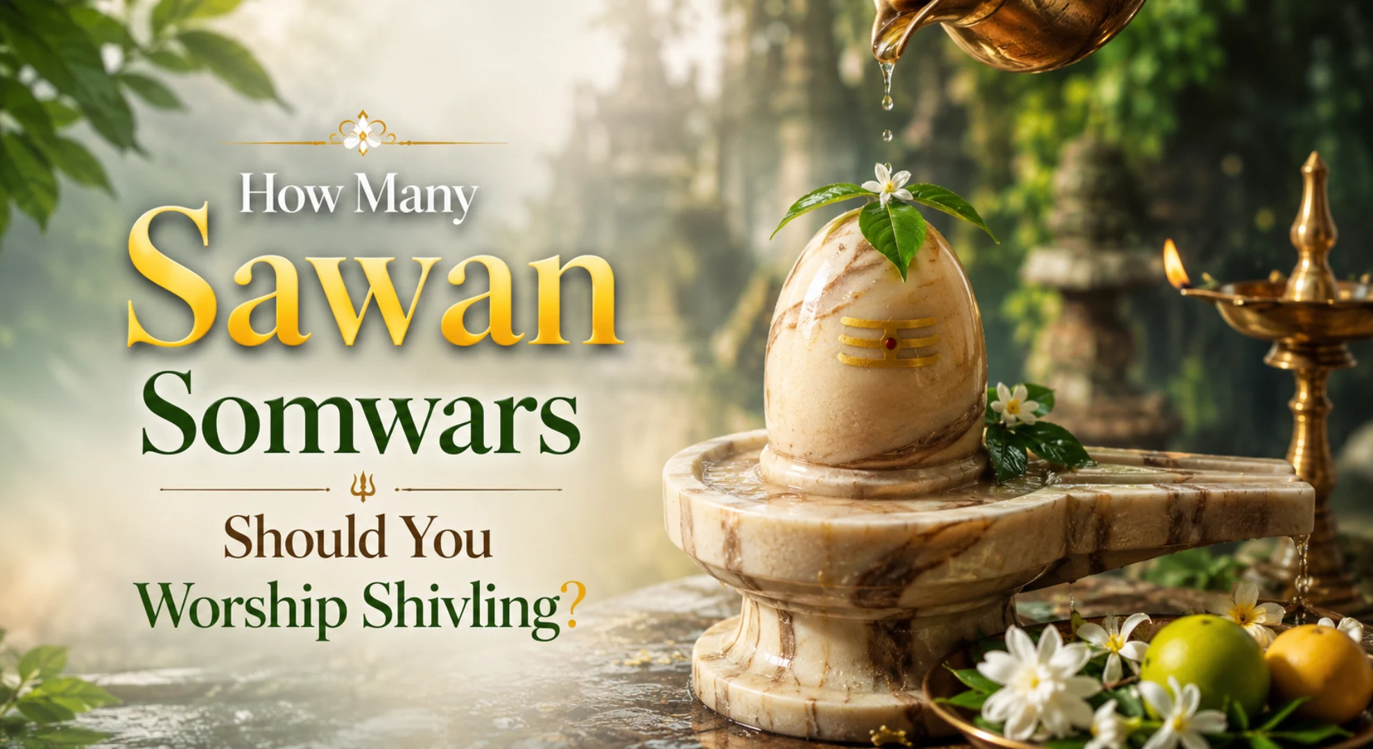 How Many Sawan Somwars Should You Worship Shivling?