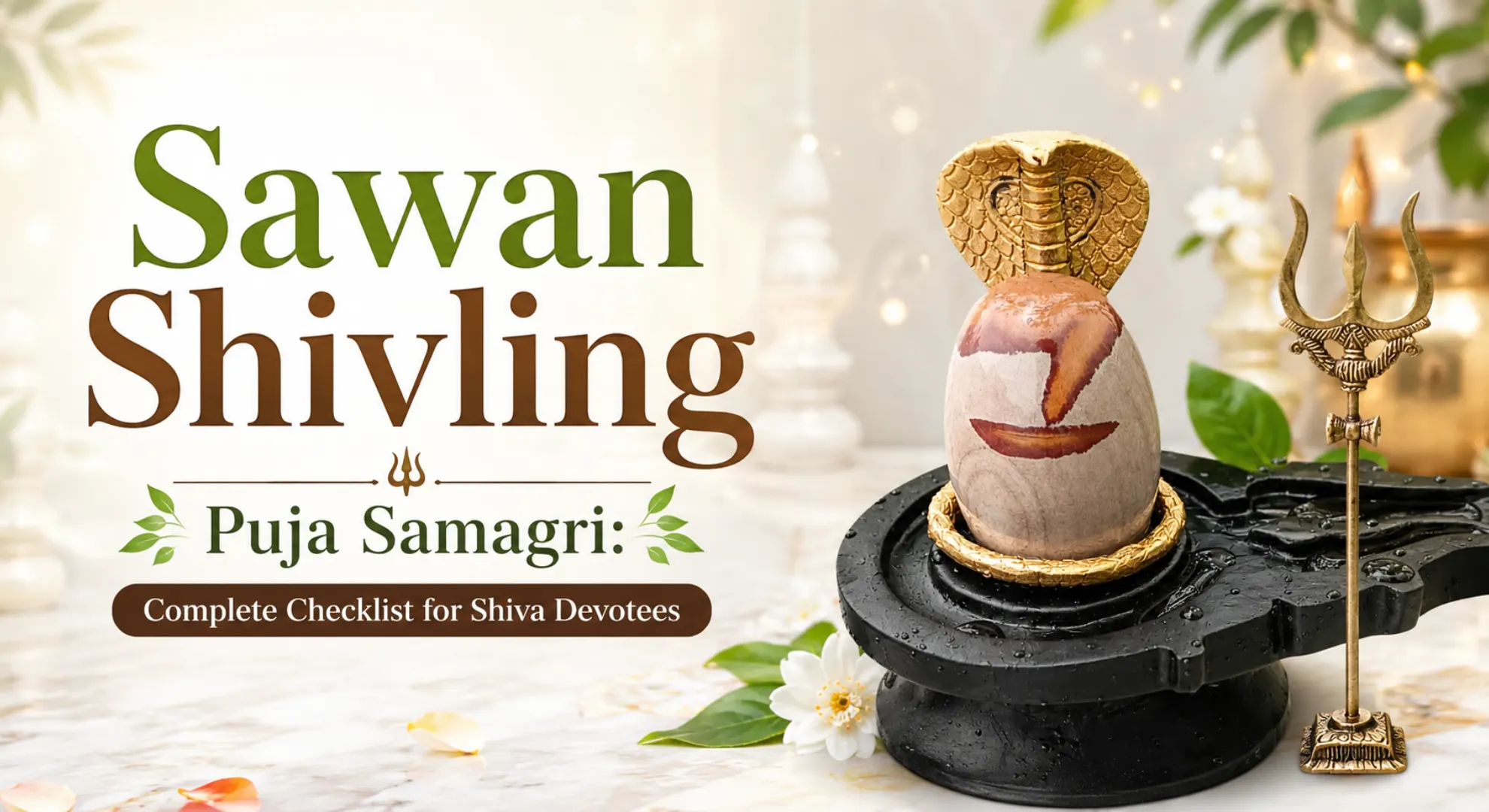 Sawan Shivling Puja Samagri: Complete Checklist for Shiva Devotees